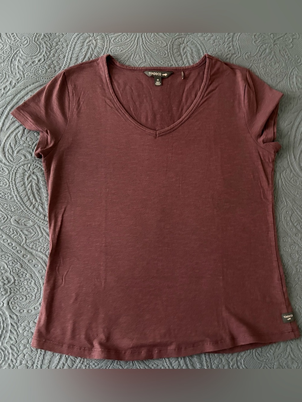 Toad&co Marley short sleeve v-neck tee
